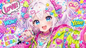 原宿卡哇伊流行偶像