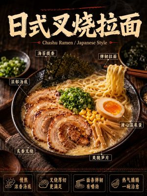 《餐饮新品主打海报》提示词