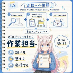 日系 AI 工作流笔记本信息图