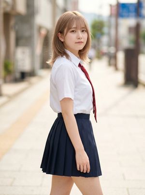 校服街拍(面部遮挡)
