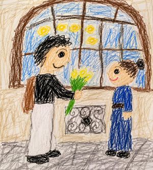幼儿蜡笔画风格转换