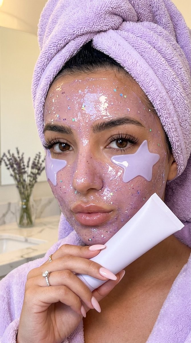 Lavender Spa Selfie