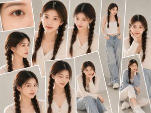 柔光摄影棚人像拼贴