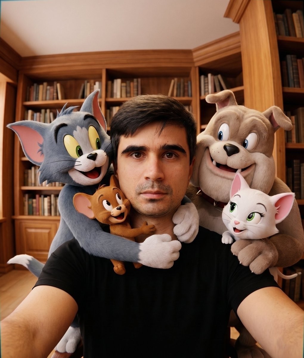 Cartoon Character Selfies