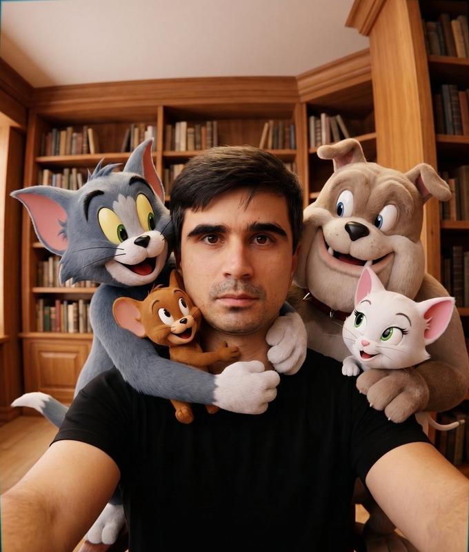 Cartoon Character Selfies
