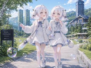 Tomamu 的双生泡泡鸟