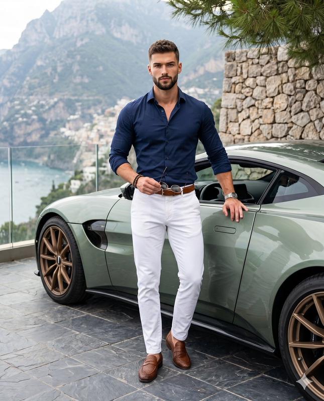 Luxury Automotive Lifestyle Male Portrait