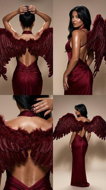 Dark Luxury Fallen Angel Editorial