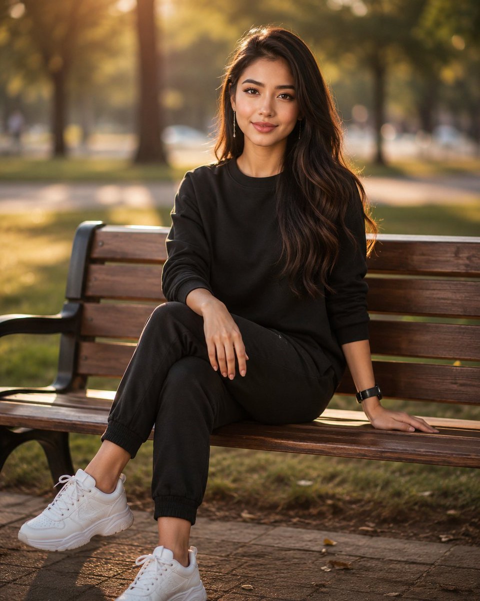 Golden Hour Park Portrait