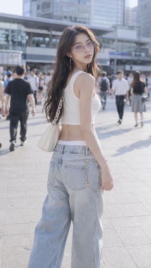 涩谷 Y2K 时尚人像