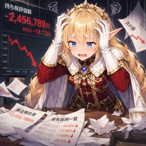 精灵女王股市亏损恐慌
