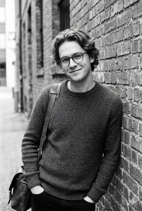 Black and White Urban Male Portrait