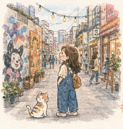 Cozy Watercolor Anime Slice of Life