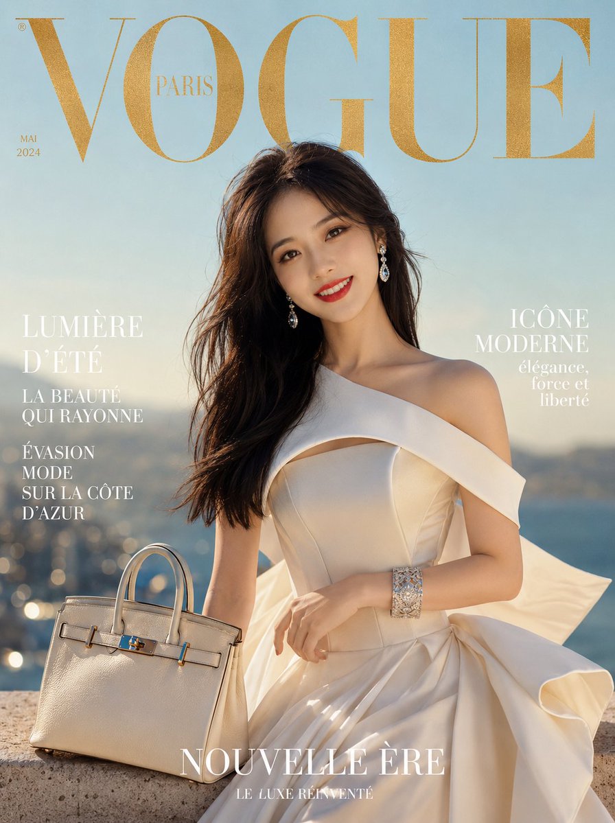 超现实主义奢华 Vogue 封面