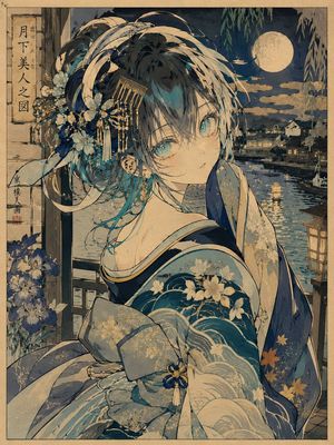 浮世绘风格角色转换