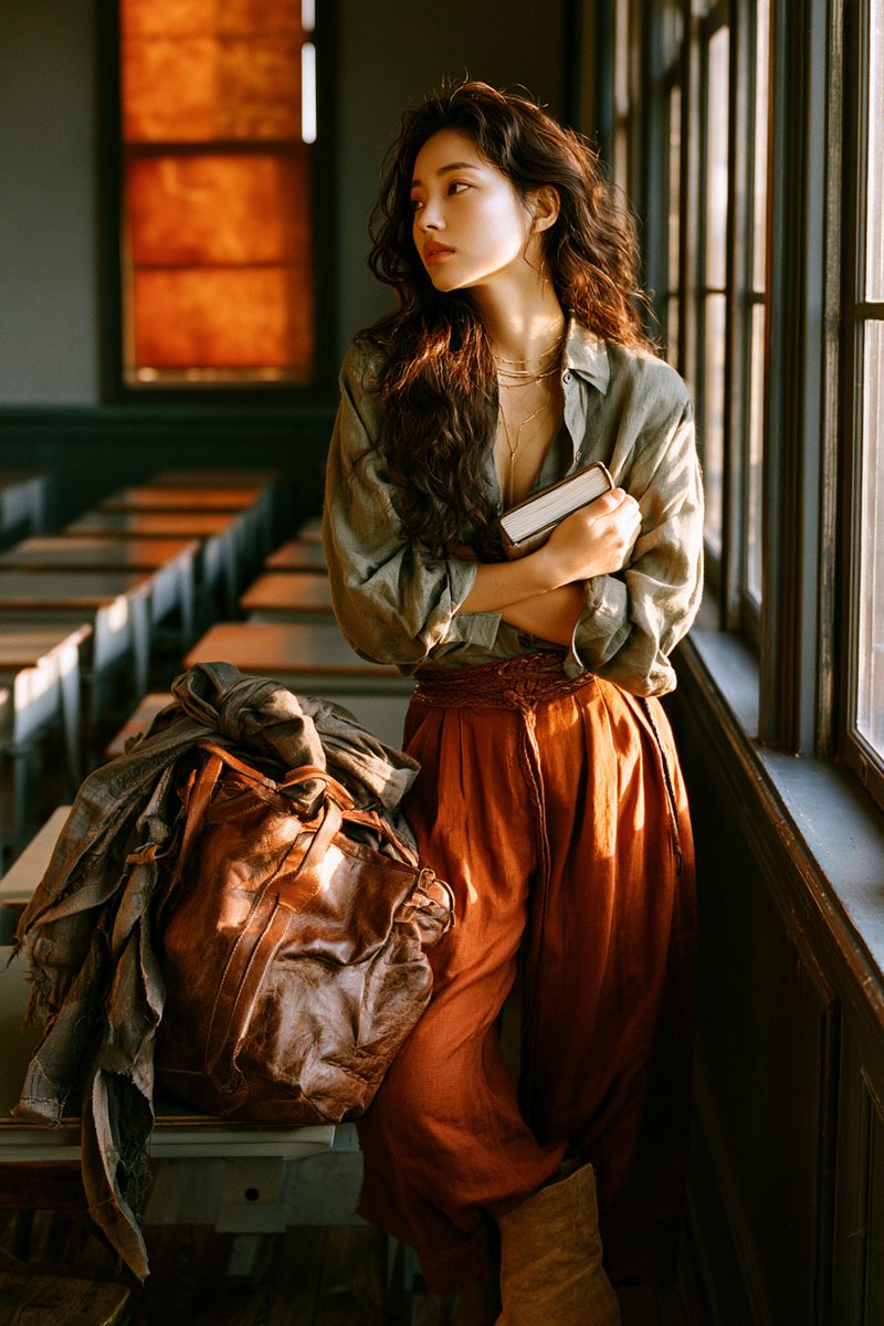 Melancholy Window Portrait