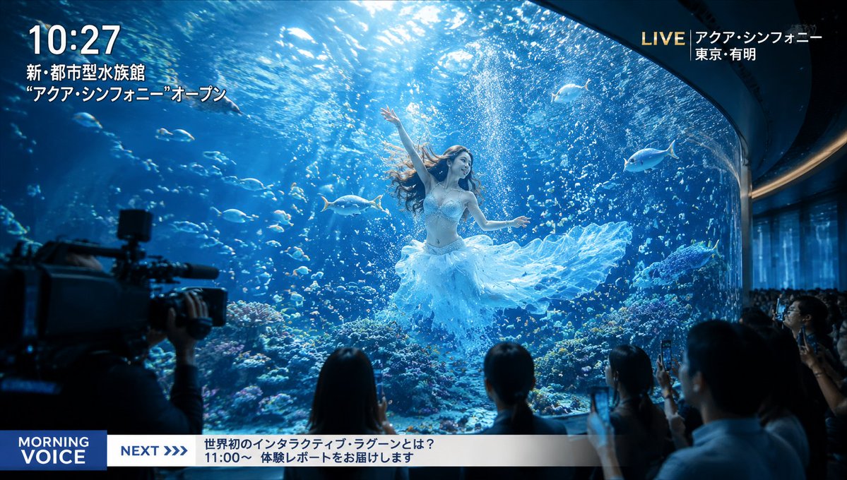 Futuristic Aquarium Mermaid