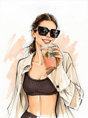 Vogue 风格时尚插画
