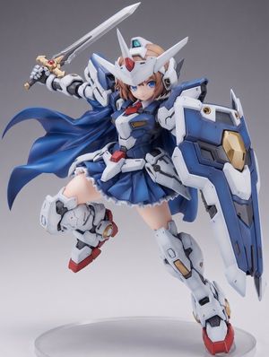 机甲少女手办产品渲染