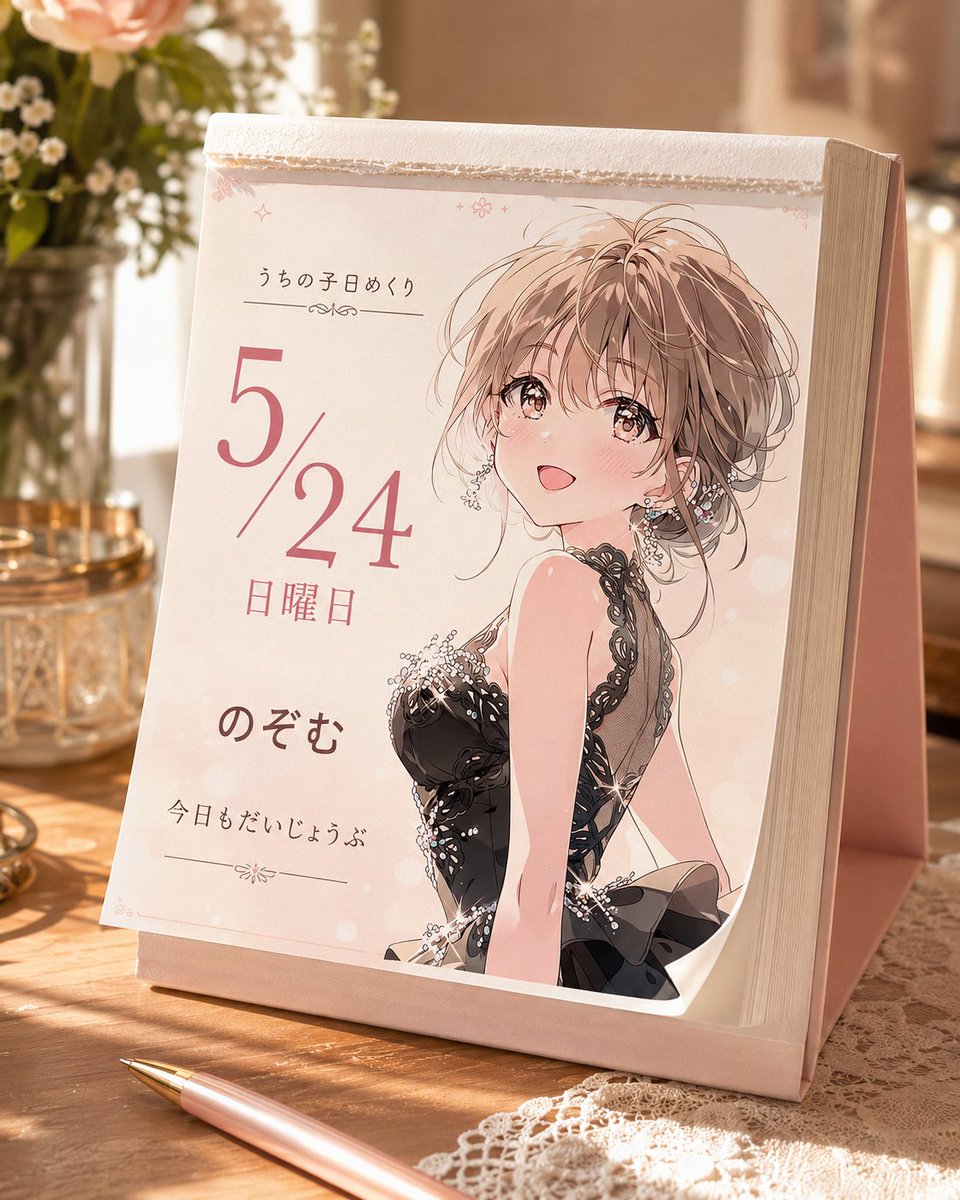 Anime Daily Desk Calendar