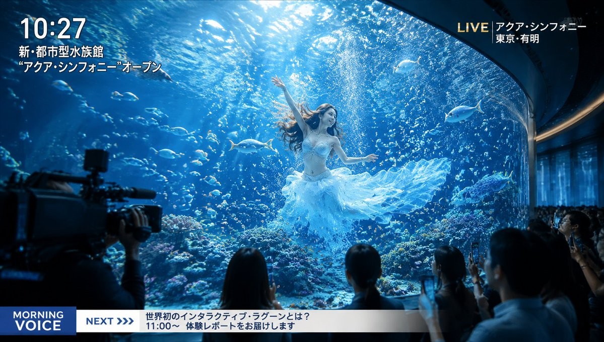 Futuristic Aquarium Mermaid