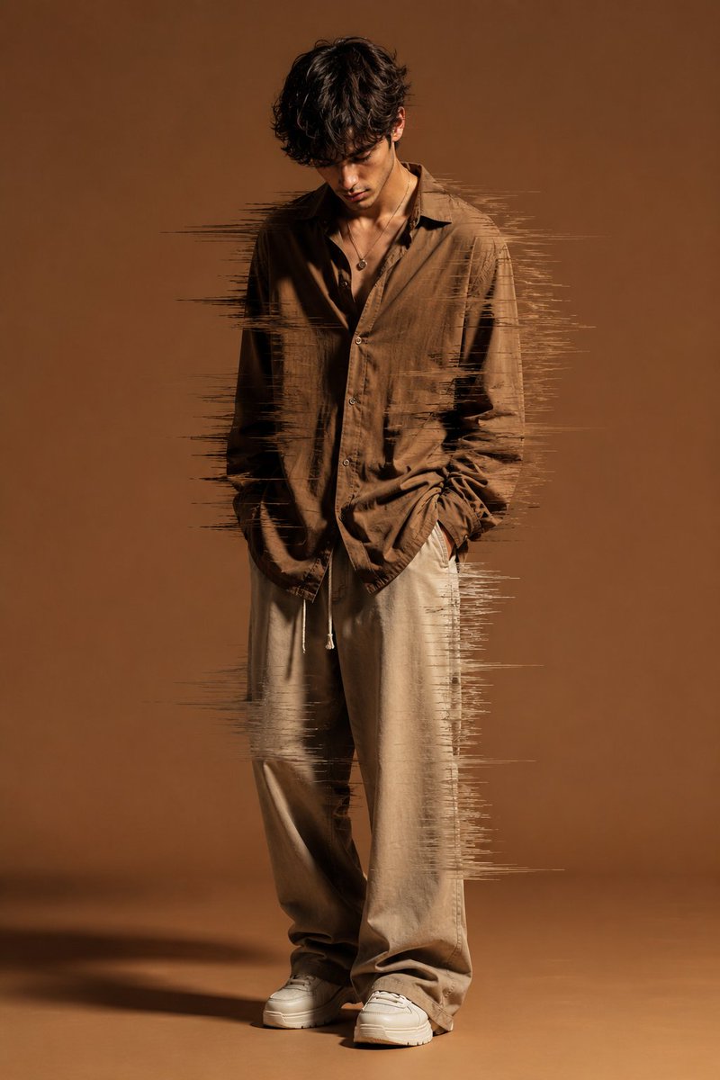 Glitch Fashion Portrait