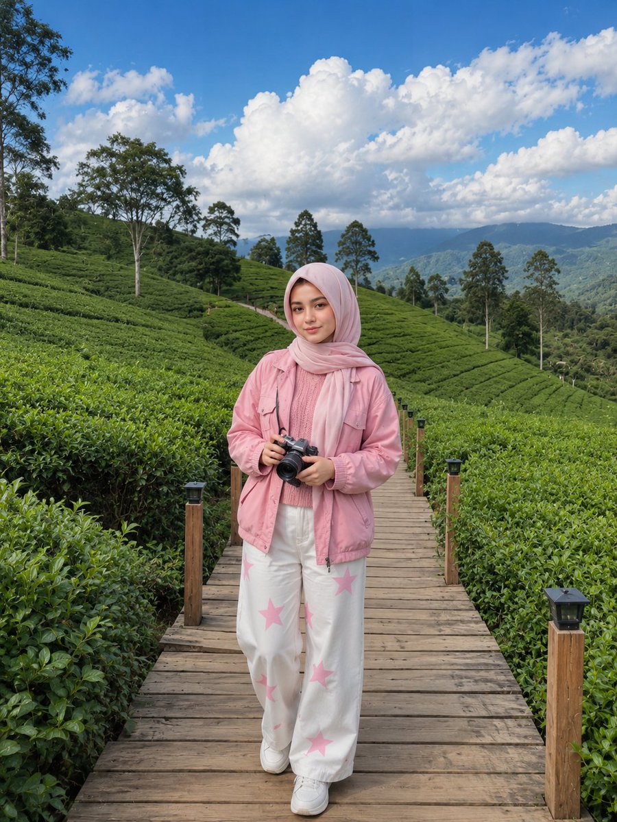 Korean Tea Garden Portrait