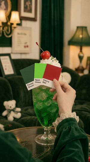 复古奶油苏打绿配色研究