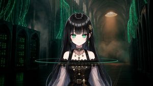 哥特赛博 VTuber 大教堂肖像