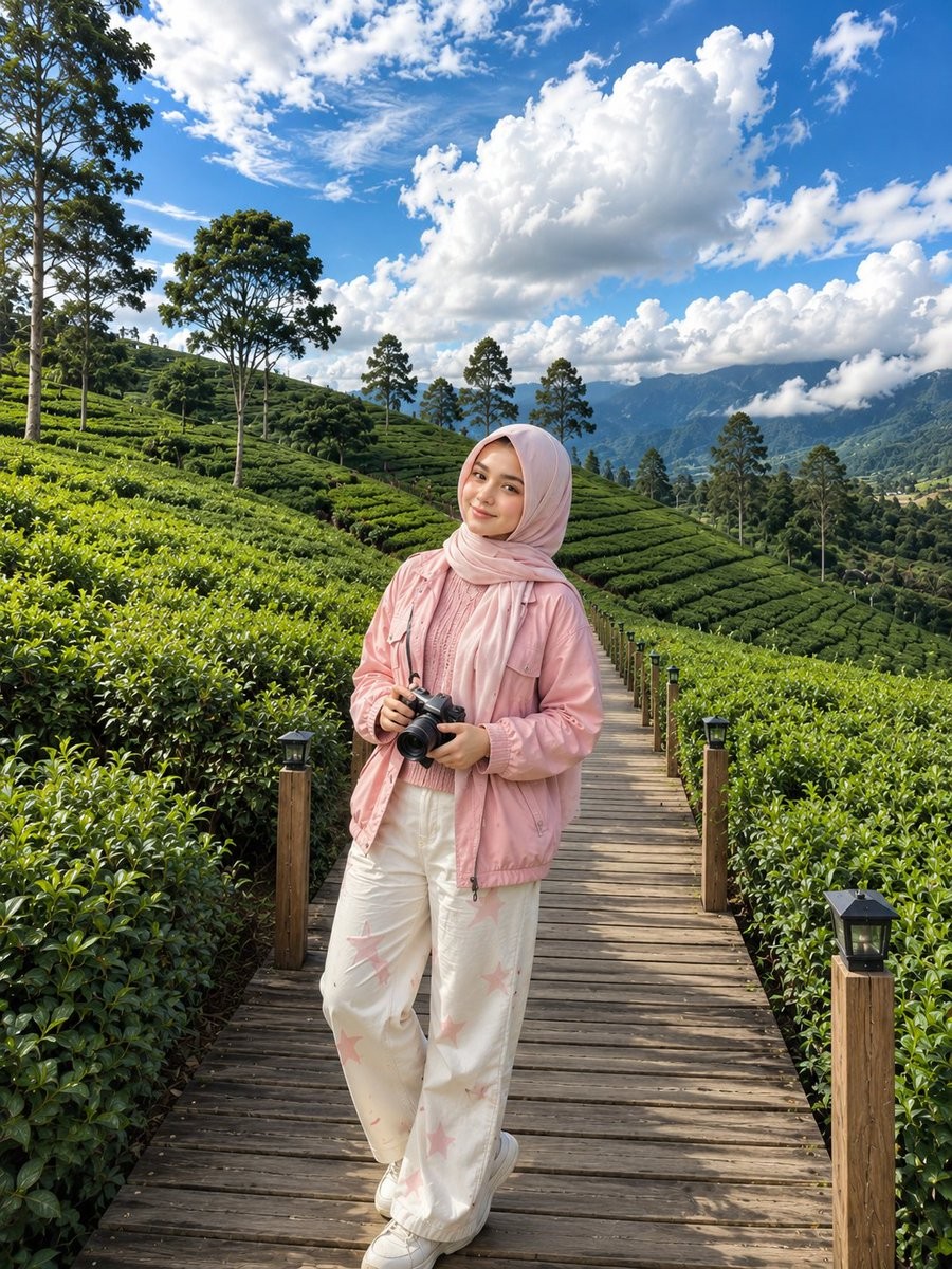 Korean Tea Garden Portrait