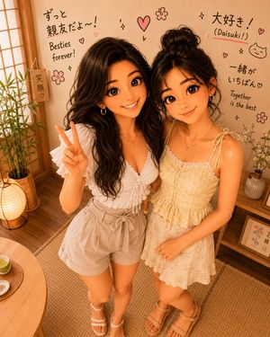 高清日系自拍人像