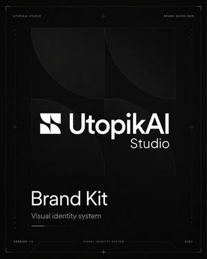 Monochrome AI Studio 品牌手册封面