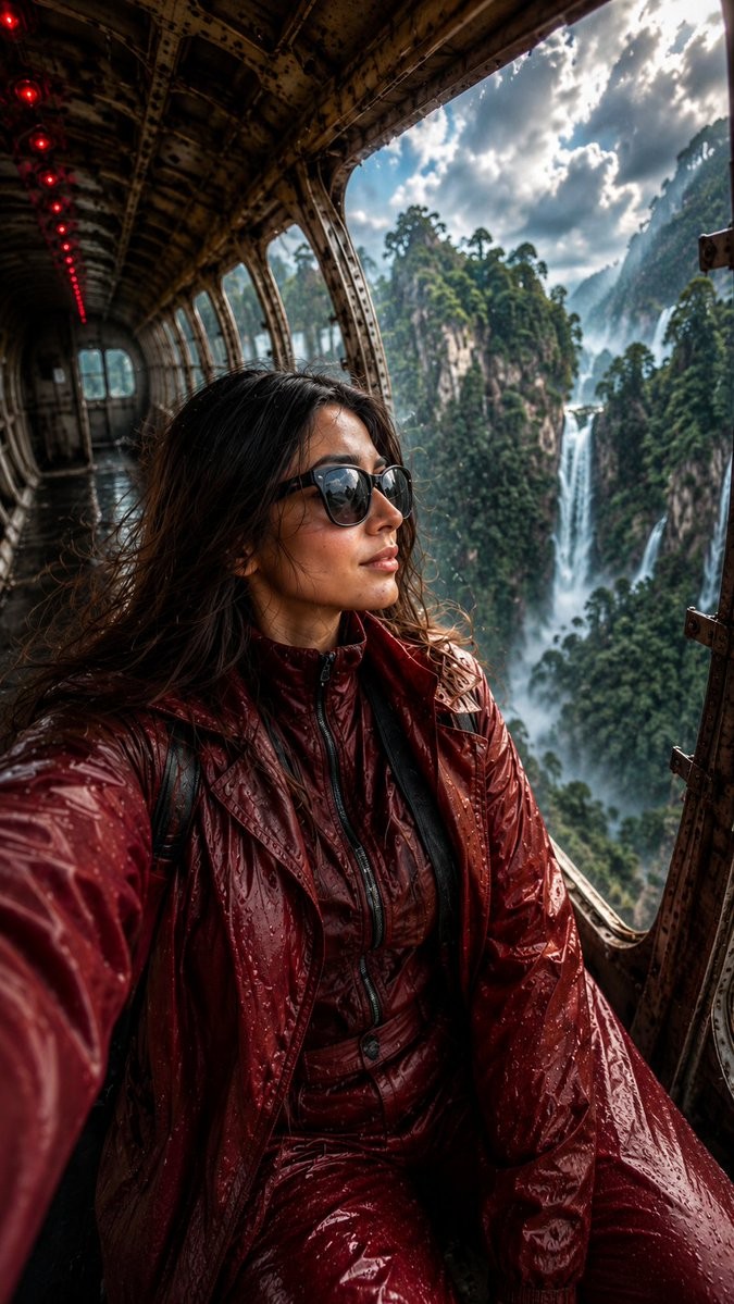 Jungle Airplane Selfie