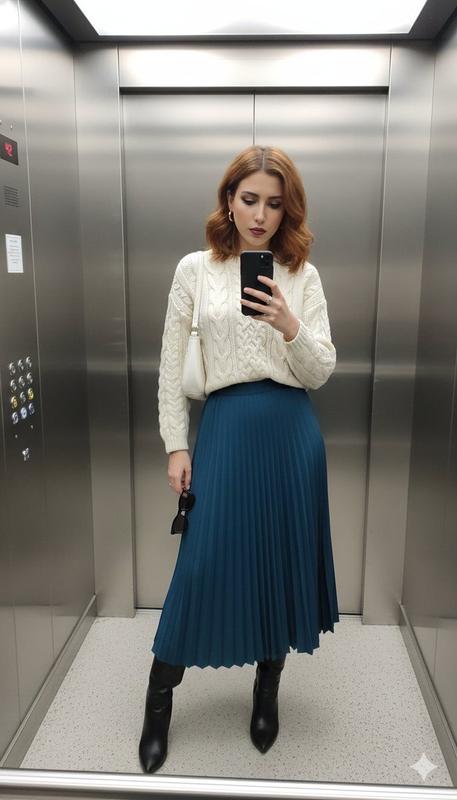 Elevator Mirror Selfie