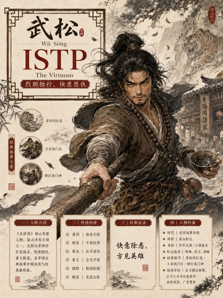 Classical MBTI Infographic Poster