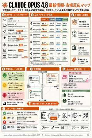 Claude Opus 4.8 市场信息图