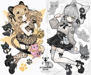 AI Cosplay Expo 猫娘主题