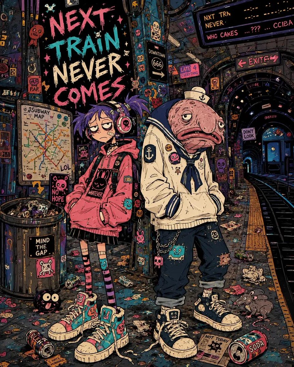 2000s Indie Cartoon Illustration