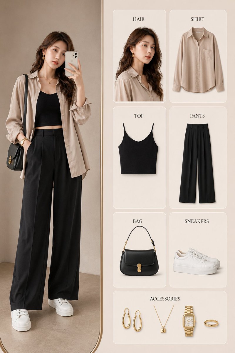 Fashion Outfit Breakdown Infographic
