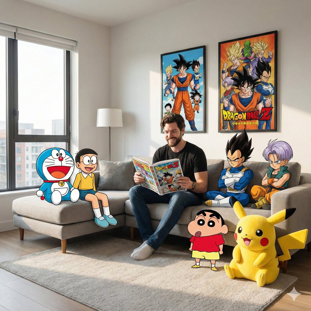 Real-World Anime Character Crossover