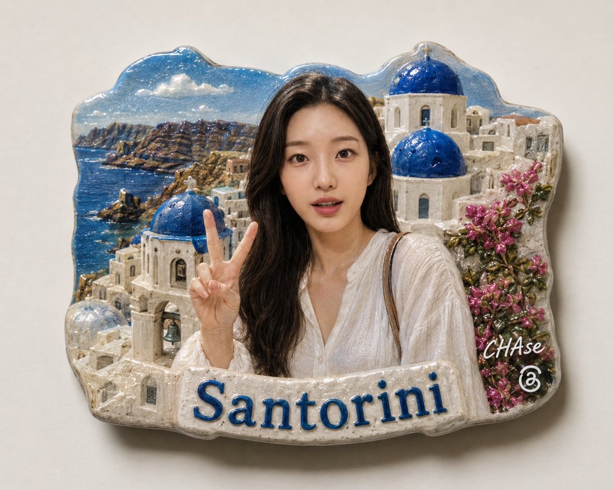 Landmark Souvenir Magnet Design
