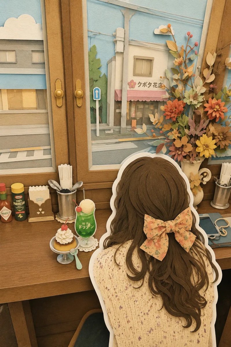 Japanese Paper Craft Art Scenes