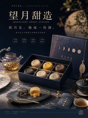 Moon Phase Mooncake 品牌主视觉项目