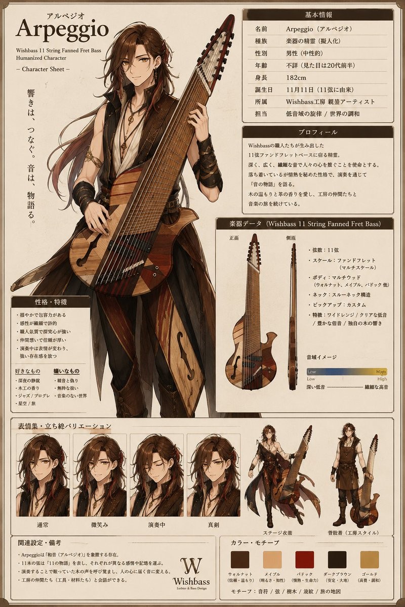 Arpeggio Bass Humanization Sheet