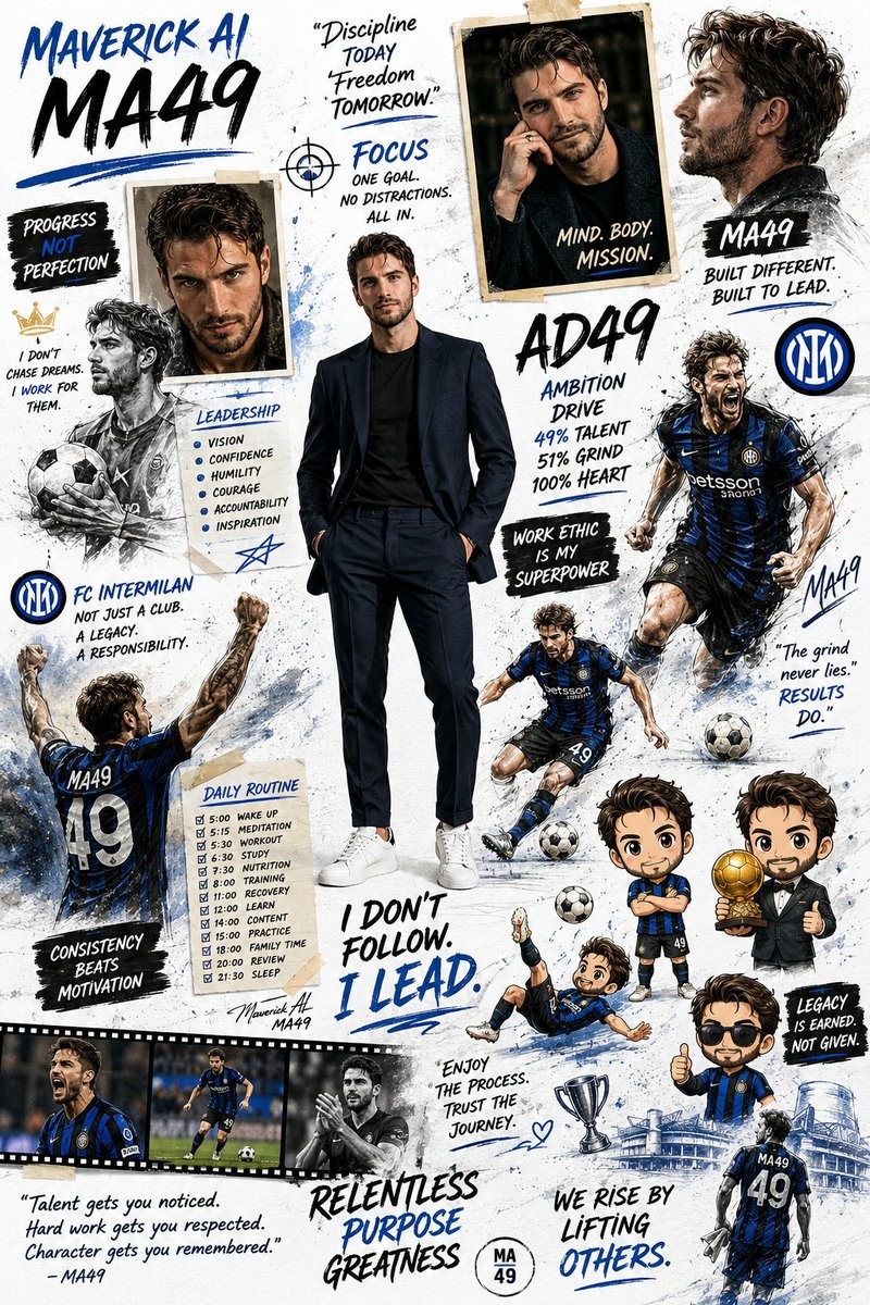 Motivational Sports Scrapbook Collage