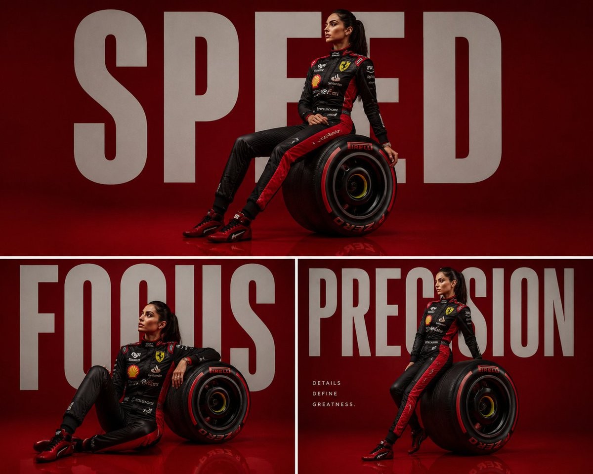 Luxury Formula 1 Triptych Poster