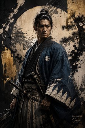 新选组武士海报