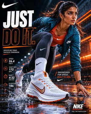 Nike Sportswear 编辑类广告