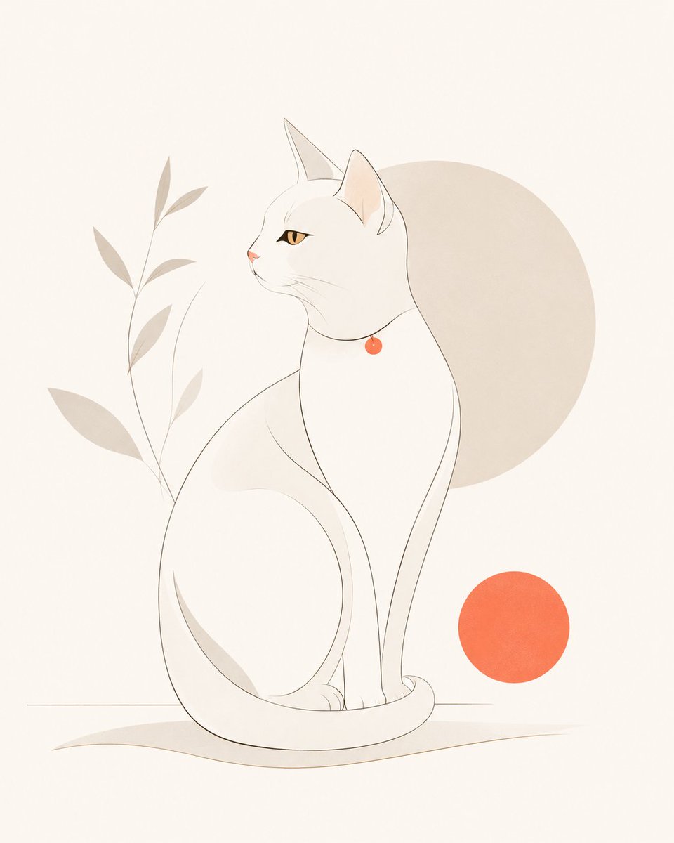 极简现代杂志插画风格