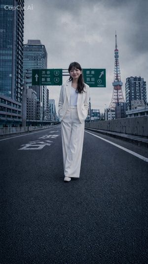 东京高速公路时尚大片